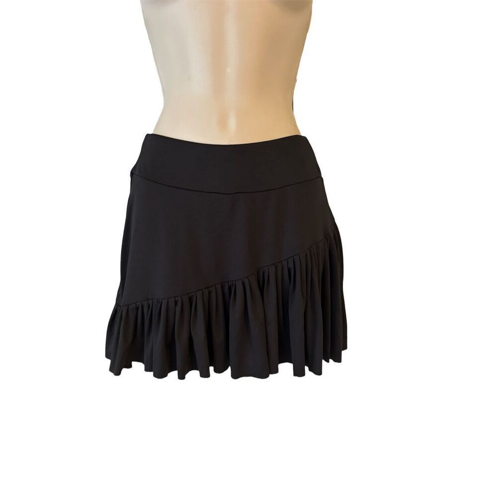 Kyodan Women's Asymmetrical Pleated Hem Tennis Skirt Skort Size XS Stretchy